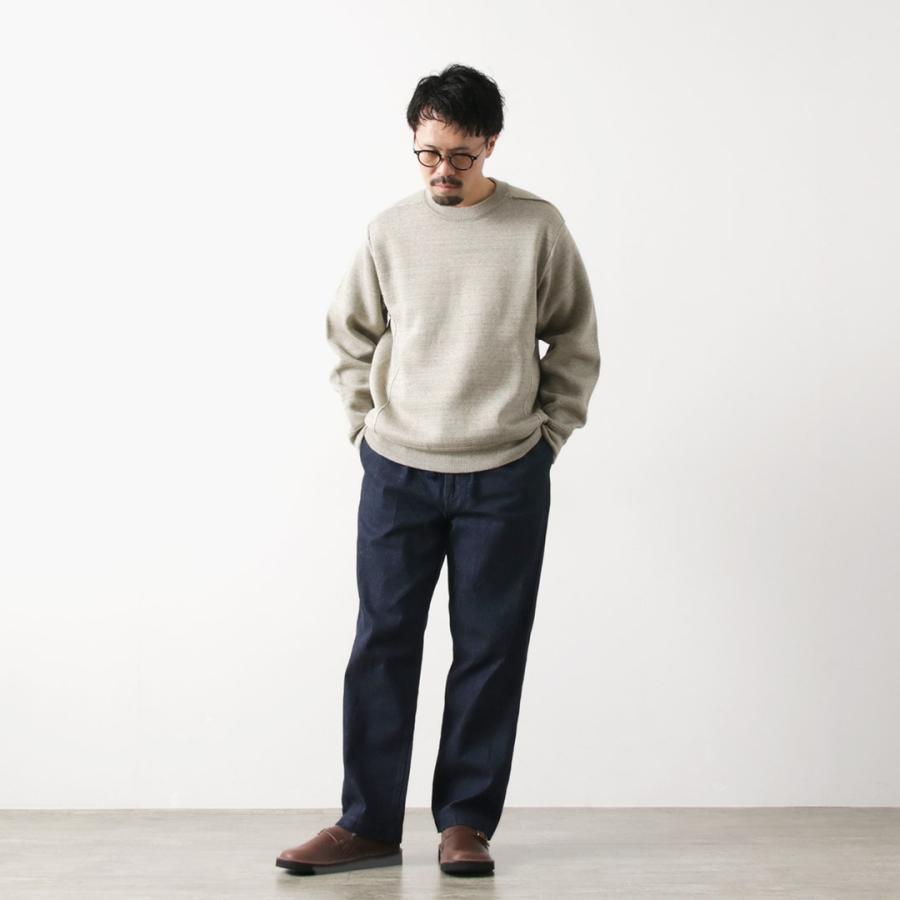 FOB FACTORY（FOBファクトリー） F0508 デニム トラックパンツ / デニムパンツ イージーパンツ ジーンズ ウエストゴム コットン | FOB FACTORY | 06