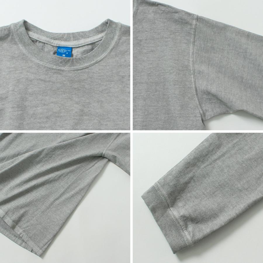 GOOD ON（グッドオン） ロングスリーブ クルーTシャツ / メンズ カットソー 長袖 無地 ピグメントダイ USAコットン 日本製 | GOOD ON | 22