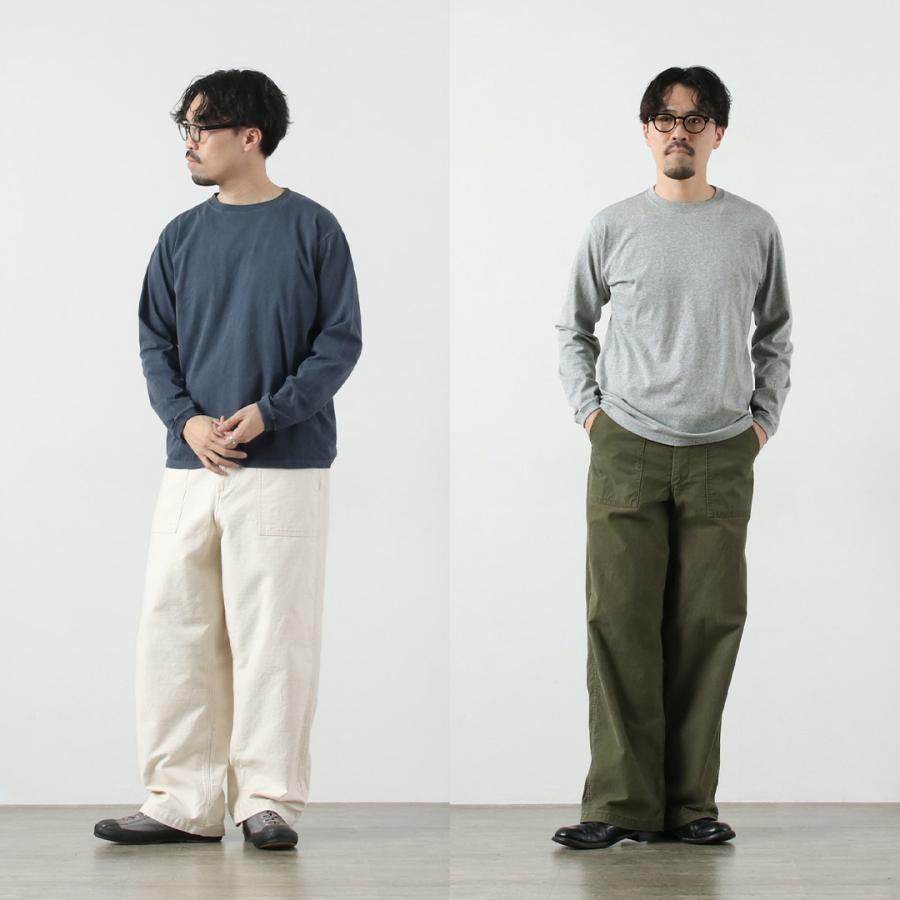 GOOD ON（グッドオン） ロングスリーブ クルーTシャツ / メンズ カットソー 長袖 無地 ピグメントダイ USAコットン 日本製 | GOOD ON | 10