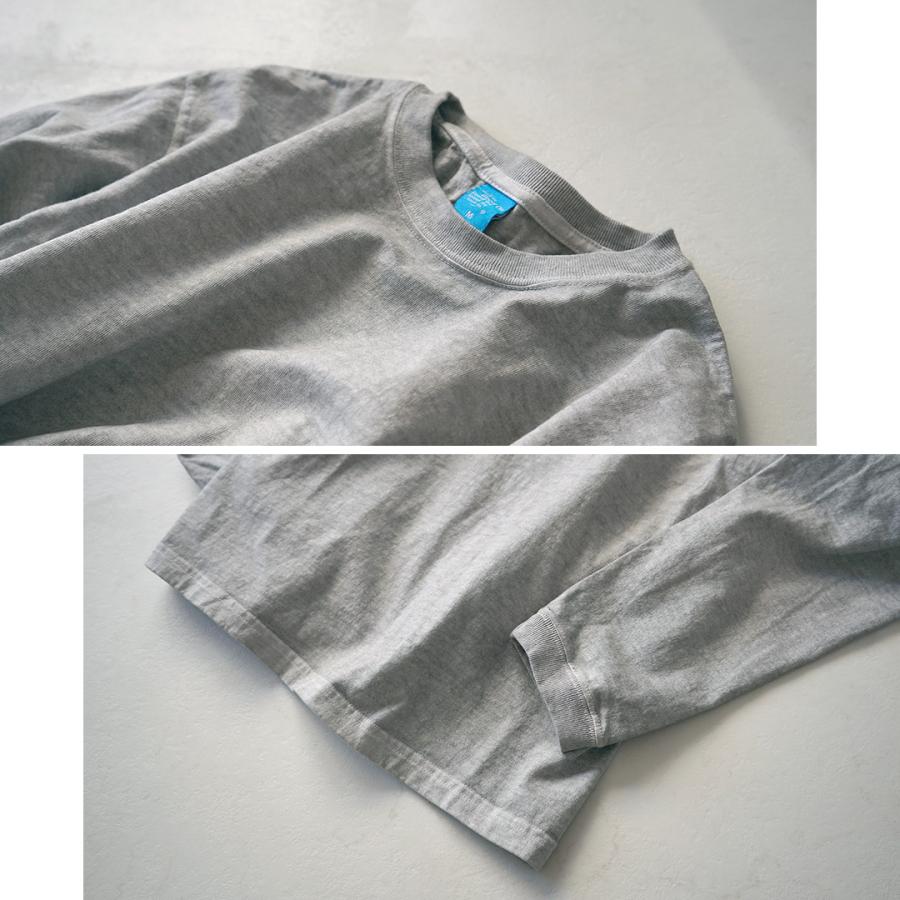 GOOD ON（グッドオン） ロングスリーブ クルーTシャツ / メンズ カットソー 長袖 無地 ピグメントダイ USAコットン 日本製 | GOOD ON | 15