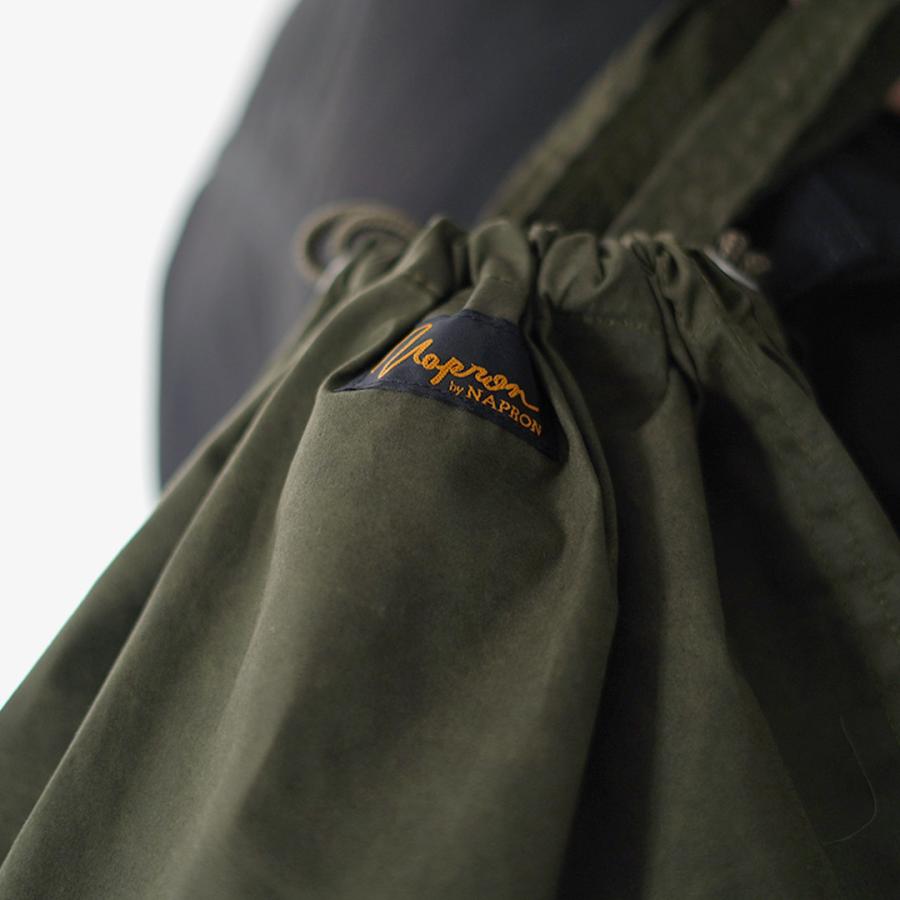 NAPRON（ナプロン） 別注 パラフィン ペイシェントバック 13L/M / 鞄 巾着 ハンドバッグ ミリタリー 日本製 | napron | 08