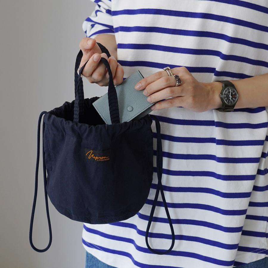 NAPRON（ナプロン） 別注 パラフィン ペイシェントバッグ 5L/S / 鞄 巾着 ハンドバッグ ミリタリー 日本製 メンズ レディース | napron | 10
