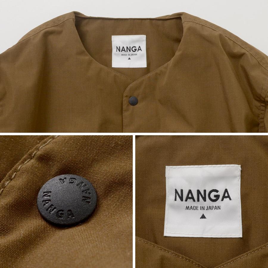 NANGA（ナンガ） 別注 ヒノック ダウンカーディガンジャケット 日本製 / メンズ レディース アウター ノーカラー アウトドア | NANGA | 19