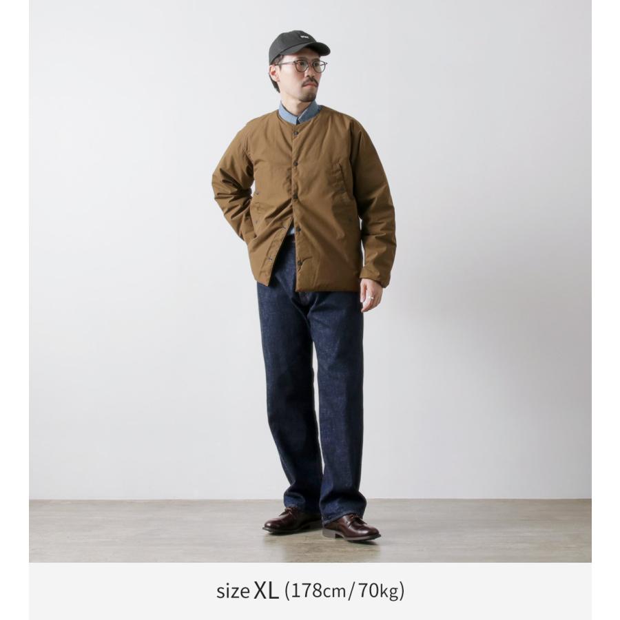 NANGA（ナンガ） 別注 HINOC ヒノック ダウンカーディガンジャケット 2025年モデル / メンズ アウター ノーカラー 日本製 | NANGA | 08