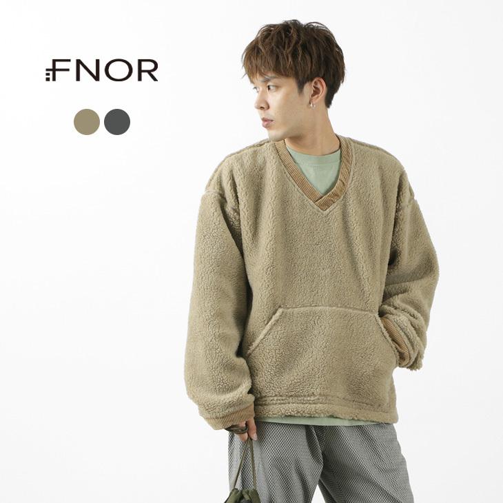 FNOR（エフノア） Vネック ボアプルオーバー / トップス / メンズ レディース / ユニセックス / 日本製 | ブランド登録なし