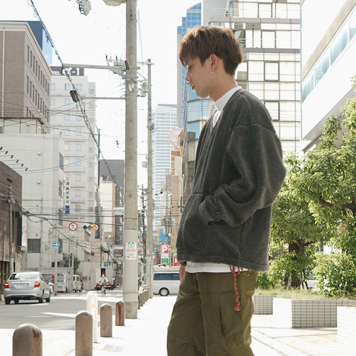 FNOR（エフノア） Vネック ボアプルオーバー / トップス / メンズ レディース / ユニセックス / 日本製 | ブランド登録なし | 13