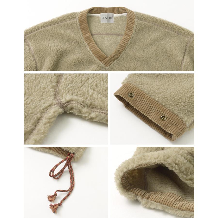 FNOR（エフノア） Vネック ボアプルオーバー / トップス / メンズ レディース / ユニセックス / 日本製 | ブランド登録なし | 14