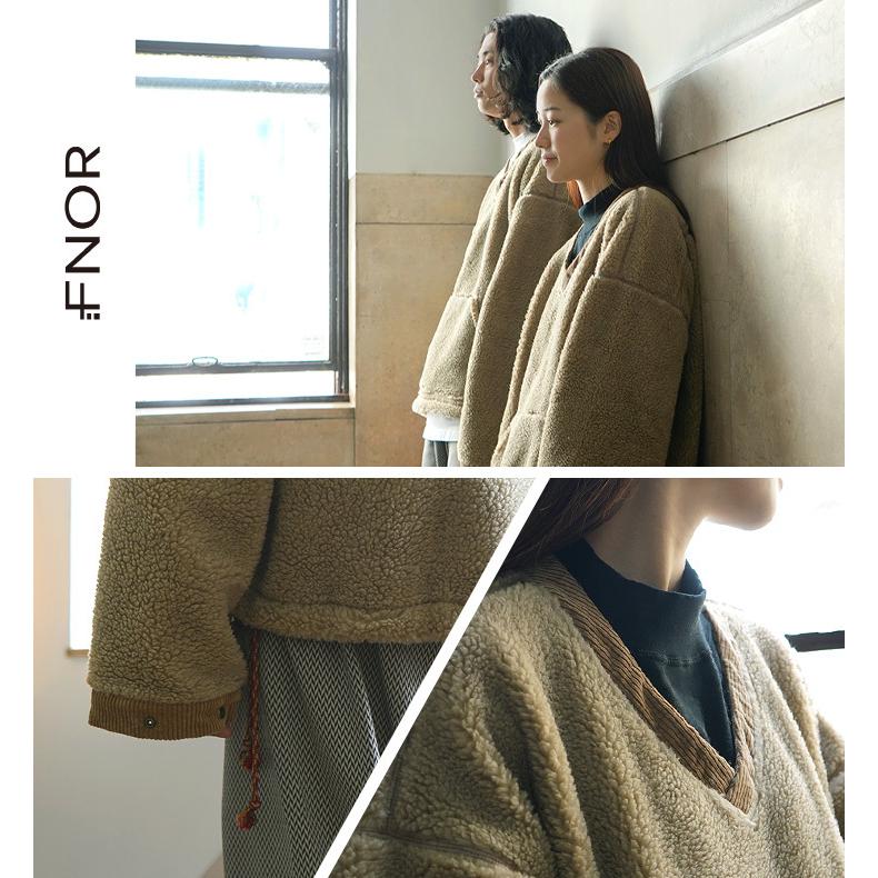 FNOR（エフノア） Vネック ボアプルオーバー / トップス / メンズ レディース / ユニセックス / 日本製 | ブランド登録なし | 06
