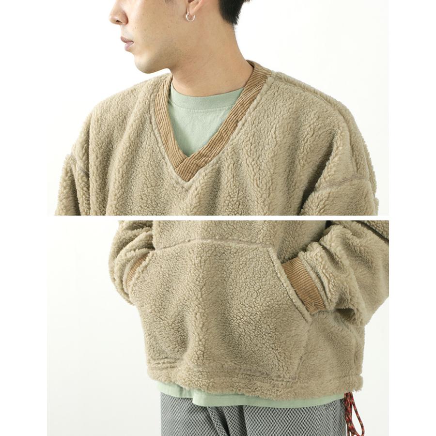 FNOR（エフノア） Vネック ボアプルオーバー / トップス / メンズ レディース / ユニセックス / 日本製 | ブランド登録なし | 09