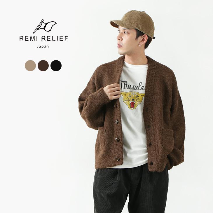 Remi Relief レミレリーフ アルパカニット カーディガン メンズ レディース ユニセックス ショート Rococo Yahoo 店 通販 Yahoo ショッピング