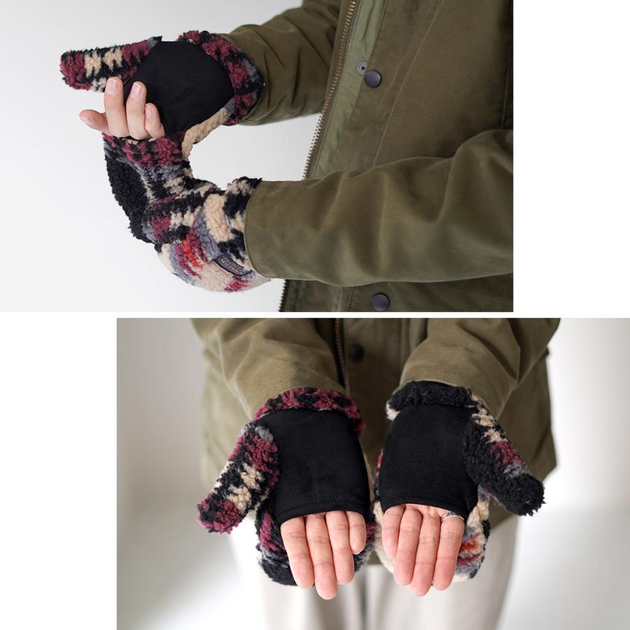 PENDLETON（ペンドルトン） ボアミトン / 手袋 柄 フラップ式 メンズ レディース アウトドア キャンプ BOA MITTEN | PENDLETON | 12