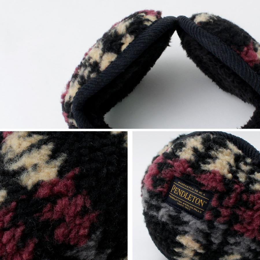 PENDLETON（ペンドルトン） ボア イヤーマフラー / 後ろ耳当て 折りたたみ 柄 メンズ レディース BOA EAR MUFF | PENDLETON | 09