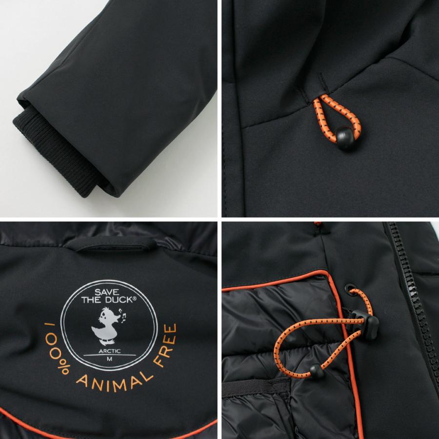 SAVE THE DUCK（セーブザダック）ローナン シンセティック ダウン フードコート / アジアフィット メンズ アウター ダウンコート | SAVE THE DUCK | 17