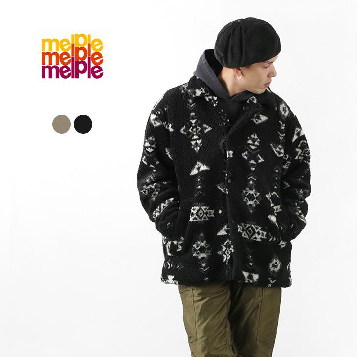Melple メイプル ノーティー コーチ ジャケット ライトアウター メンズ スライバー ニット ボア Rococo Paypayモール店 通販 Paypayモール
