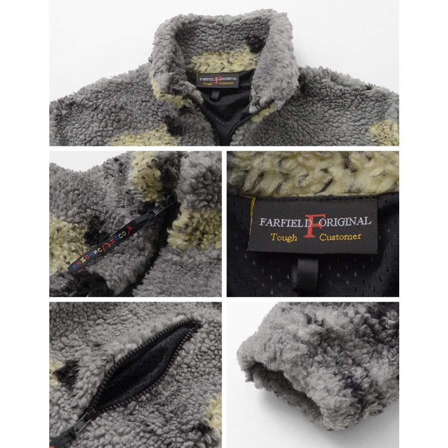 FARFIELD ORIGINAL（ファーフィールド オリジナル） ジャガード織ボア フェルジャケット / メンズ レディース / フリース / アウター | FARFIELD ORIGINAL | 14