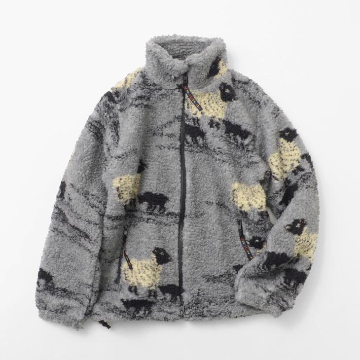 FARFIELD ORIGINAL（ファーフィールド オリジナル） ジャガード織ボア フェルジャケット / メンズ レディース / フリース / アウター | FARFIELD ORIGINAL | 06