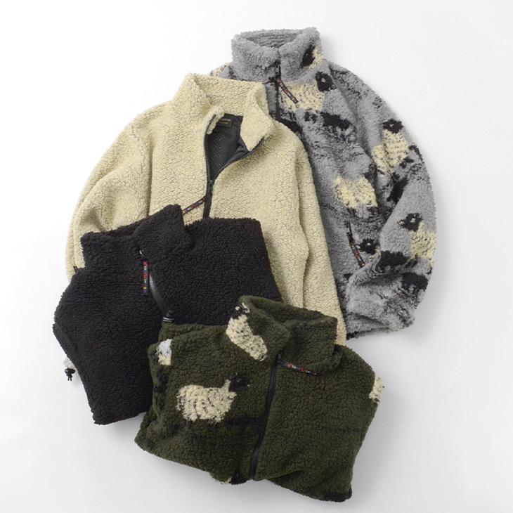 FARFIELD ORIGINAL（ファーフィールド オリジナル） ジャガード織ボア フェルジャケット / メンズ レディース / フリース / アウター | FARFIELD ORIGINAL | 08