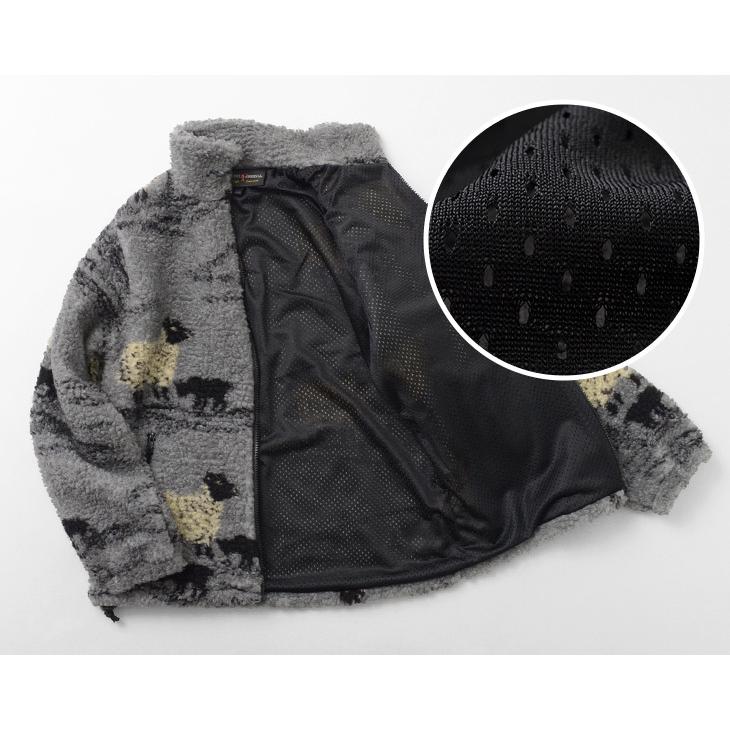 FARFIELD ORIGINAL（ファーフィールド オリジナル） ジャガード織ボア フェルジャケット / メンズ レディース / フリース / アウター | FARFIELD ORIGINAL | 10