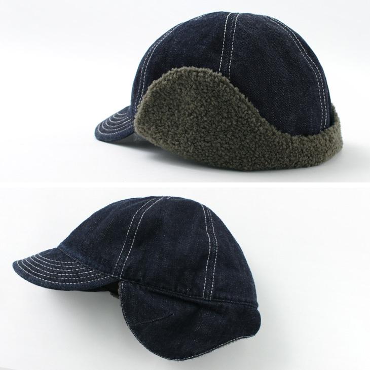 HIGHER（ハイアー） デニム カツラギ ハンターキャップ / 帽子 / ボア / イヤーマフ / メンズ レディース / 日本製 | HIGHER（ファッション） | 07