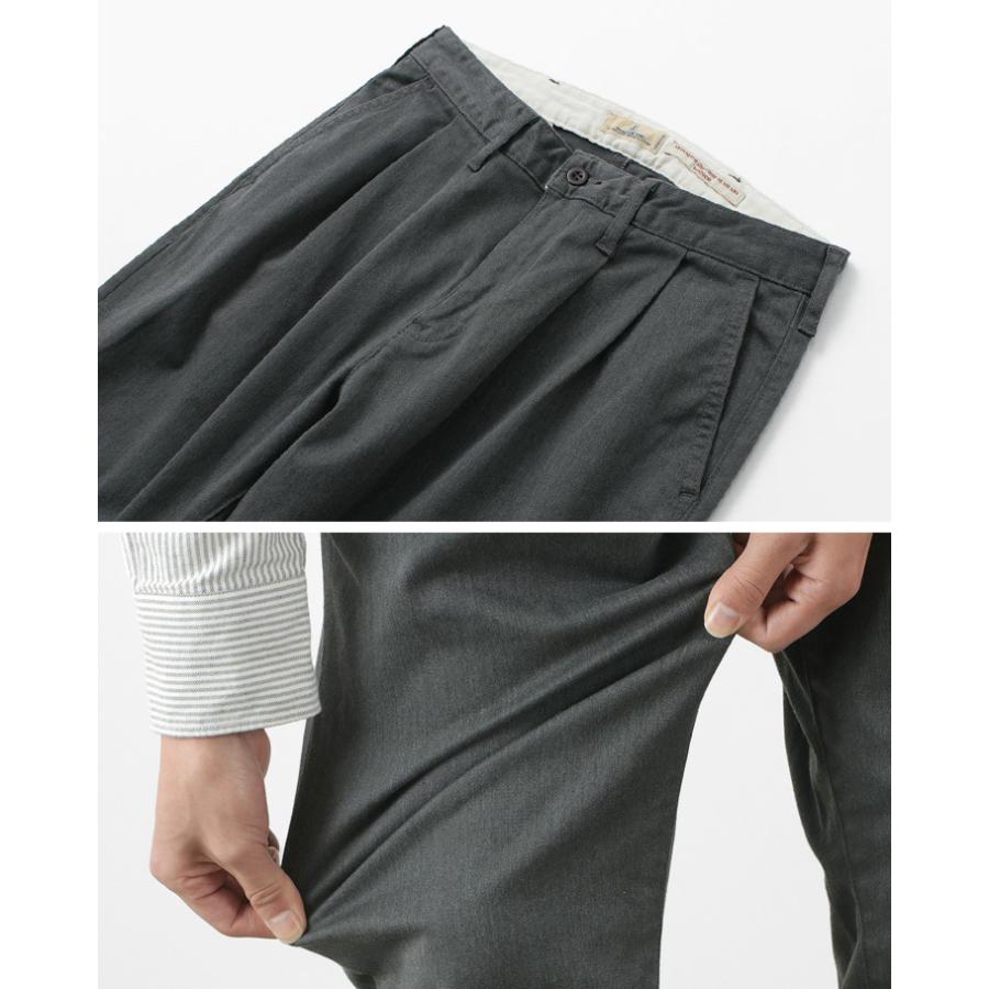 JAPAN BLUE JEANS（ジャパンブルージーンズ） 別注 RJB4660 / 2タック オフィサートラウザー / テーパード / メンズ / 岡山 日本製 | JAPAN BLUE JEANS | 10