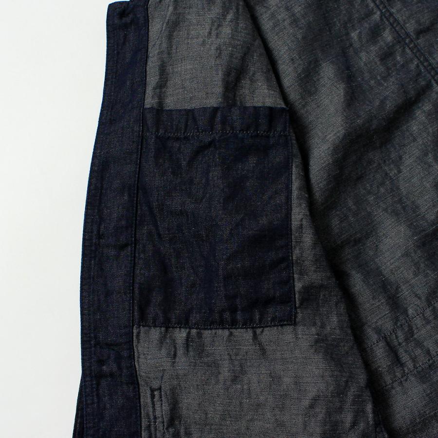 Blue refabric（ブルーリファブリック） コットンリネンデニム フレンチカバーオールジャケット 日本製 / サマーデニム |  | 11