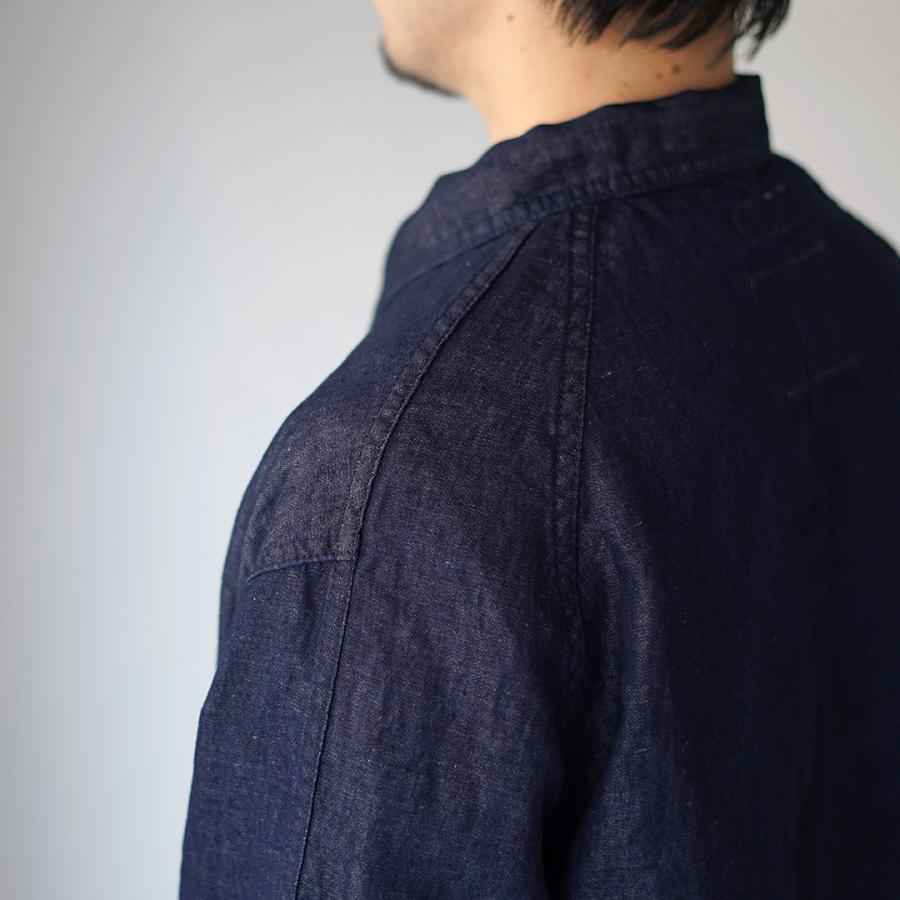 JAPAN BLUE JEANS（ジャパンブルージーンズ） 別注 RJB7070 コットンリネンデニム フレンチカバーオールジャケット / 夏デニム | JAPAN BLUE JEANS | 12