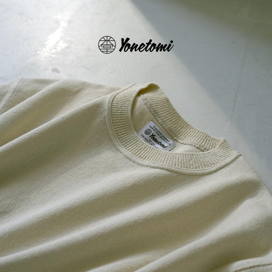 YONETOMI NEW BASIC（ヨネトミニューベーシック） ウェーブコットン ニットプルオーバー 2025年モデル / メンズ セーター クルーネック 日本製 | Yonetomi NEW BASIC | 09