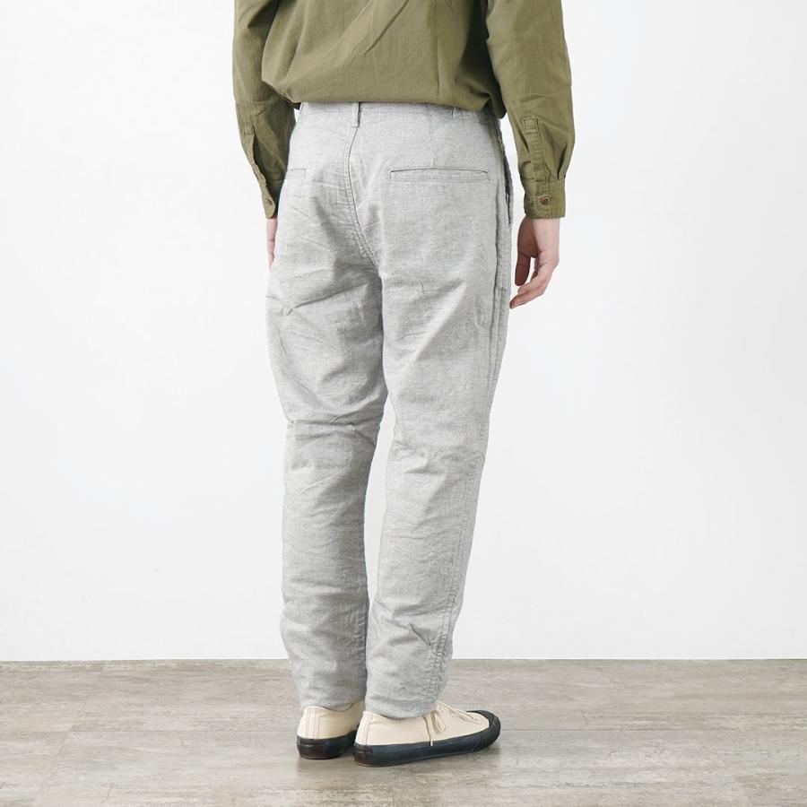 FOB FACTORY（FOBファクトリー） F0513 コットンリネン ダブルウェーブ シャンブレー パンツ / メンズ / 日本製 | FOB FACTORY | 10