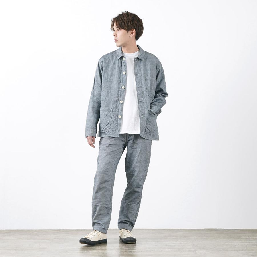 FOB FACTORY（FOBファクトリー） F0513 コットンリネン ダブルウェーブ シャンブレー パンツ / メンズ / 日本製 | FOB FACTORY | 11