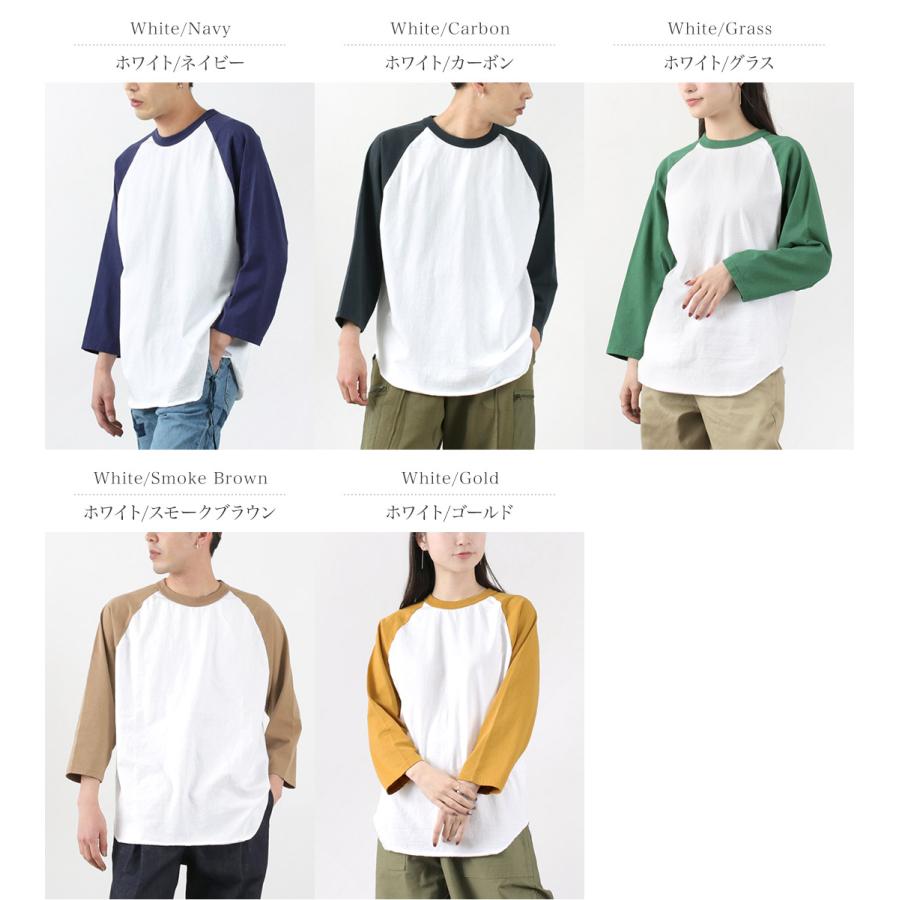 WALLA WALLA SPORT（ワラワラスポーツ） 七分袖 2トーン ベースボール Tシャツ / メンズ レディース | WALLA WALLA SPORT | 06