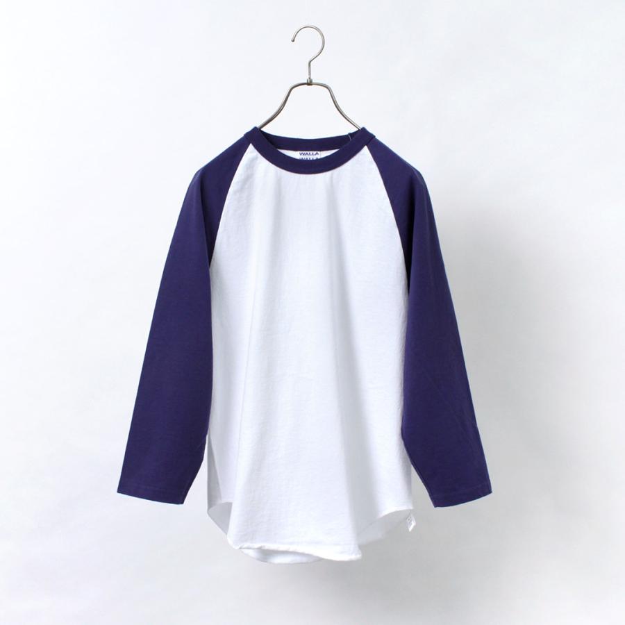 WALLA WALLA SPORT（ワラワラスポーツ） 七分袖 2トーン ベースボール Tシャツ / メンズ レディース | WALLA WALLA SPORT | 07