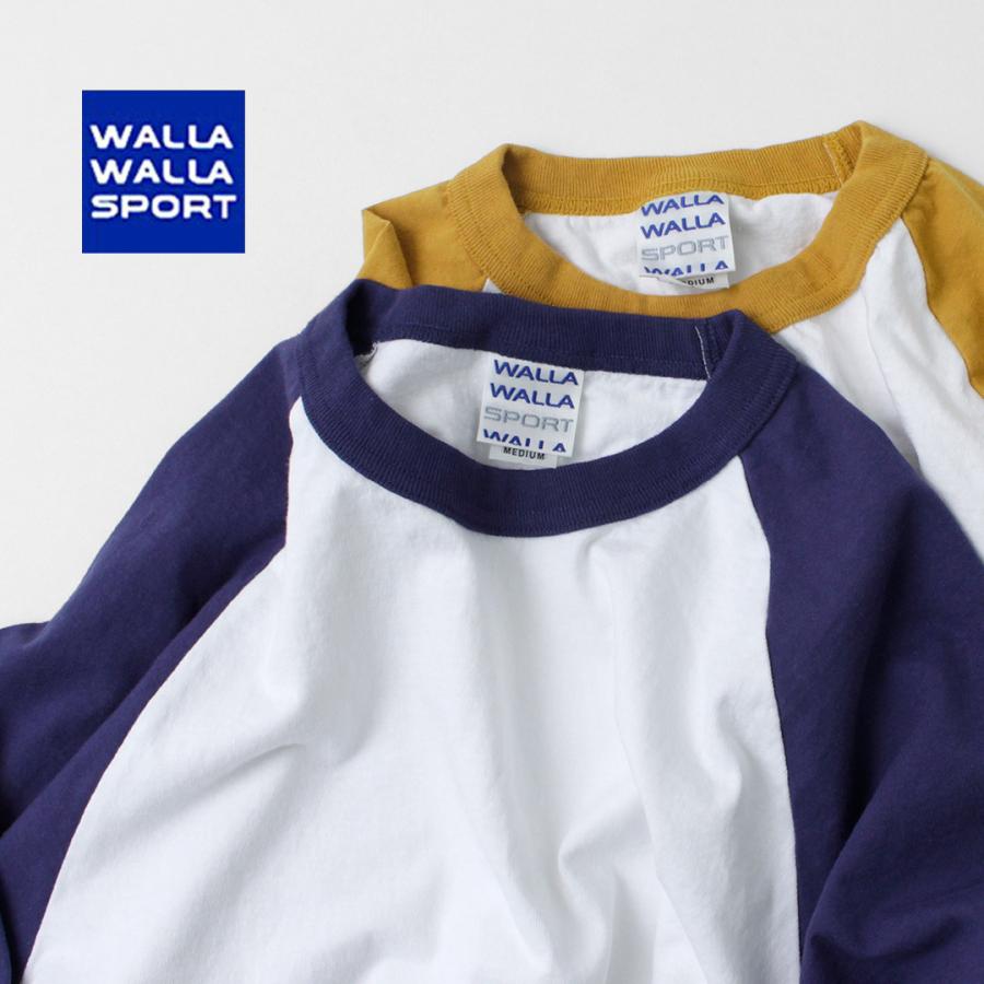 WALLA WALLA SPORT（ワラワラスポーツ） 七分袖 2トーン ベースボール Tシャツ / メンズ レディース | WALLA WALLA SPORT | 08