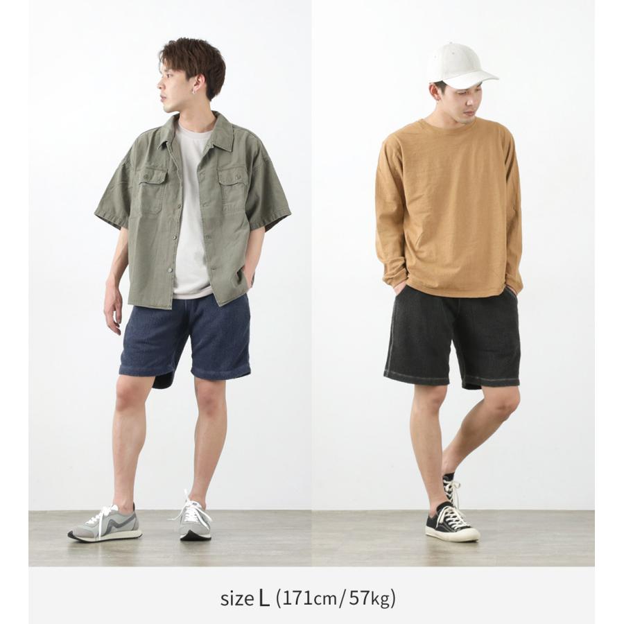 GOOD ON（グッドオン） カラー別注 ダブルパイル イージー ショートパンツ / ショーツ メンズ ハーフパンツ | GOOD ON | 09