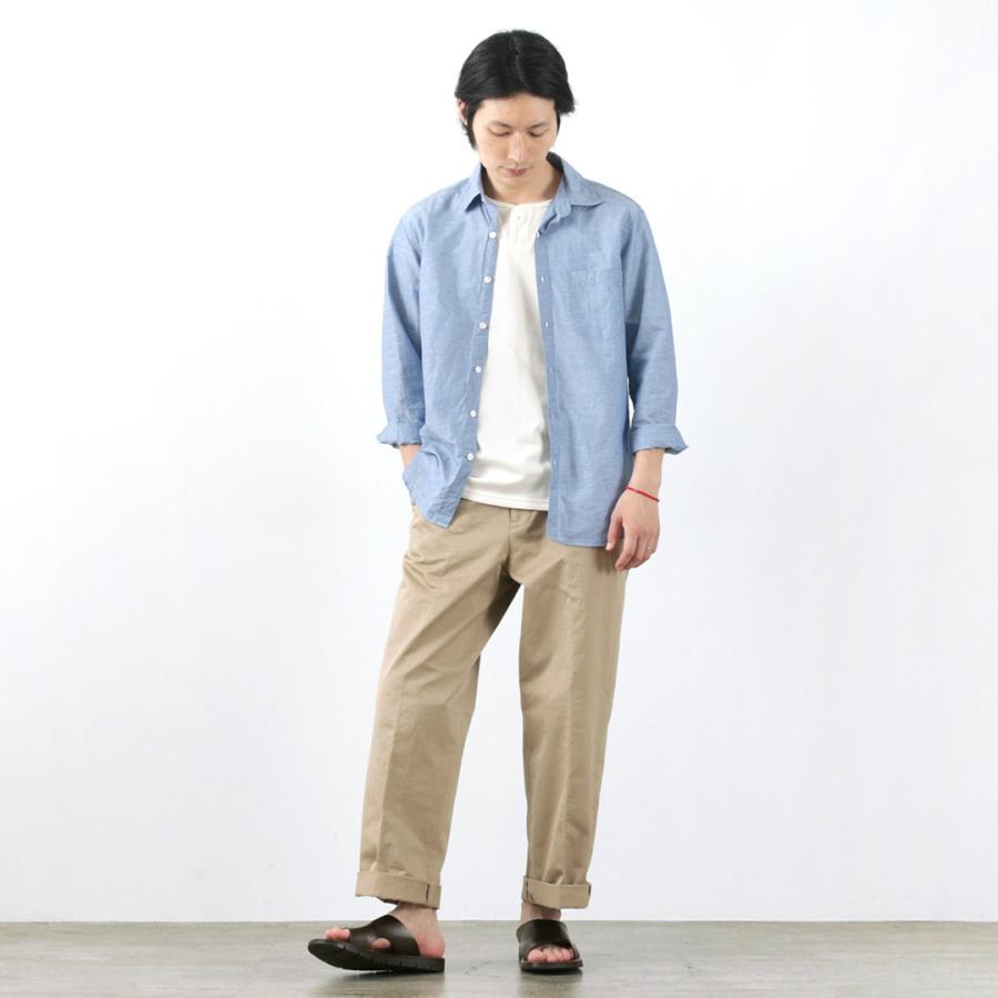 ANTICHI ROMANI（アンティーキロマーニ） レザー スライドサンダル / 革 / メンズ / オープントゥ / コンフォートサンダル | ANTICHI ROMANI | 06