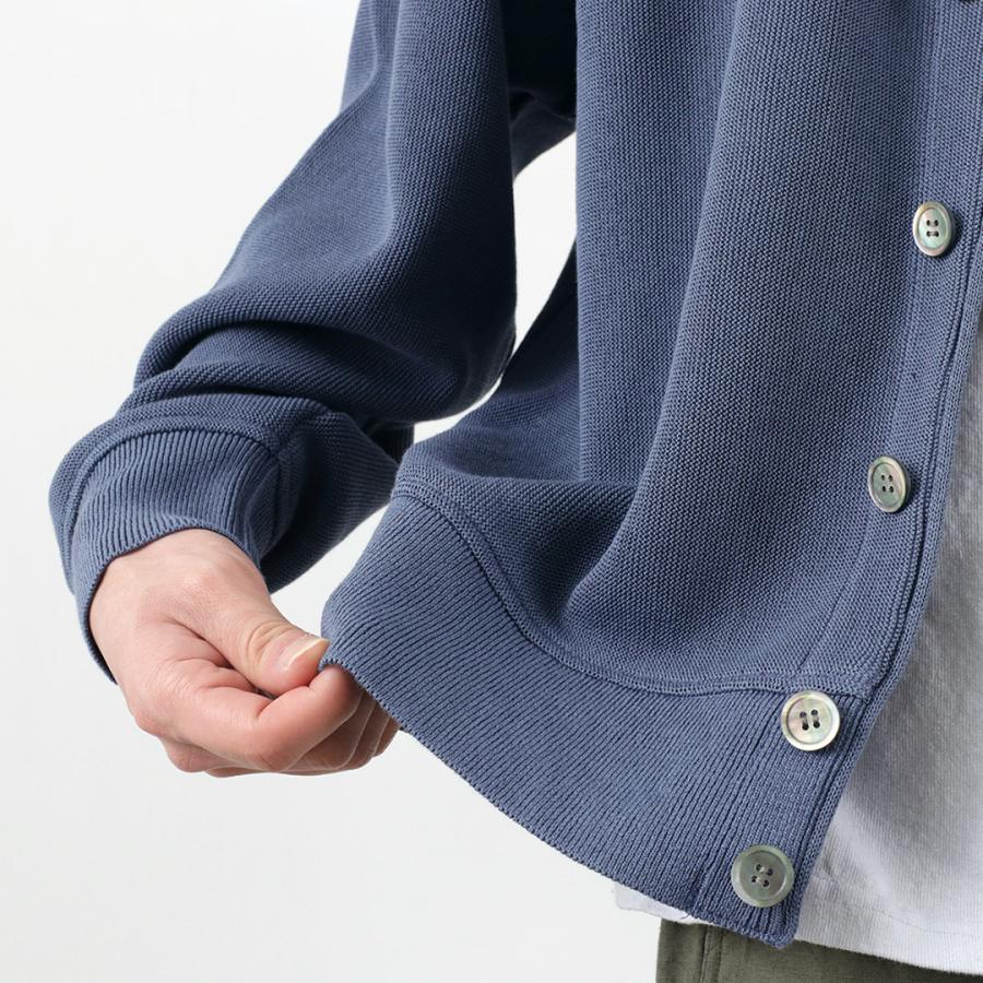 YONETOMI NEW BASIC（ヨネトミニューベーシック） カラー別注 ギマコットン カーディガン / メンズ | Yonetomi NEW BASIC | 10