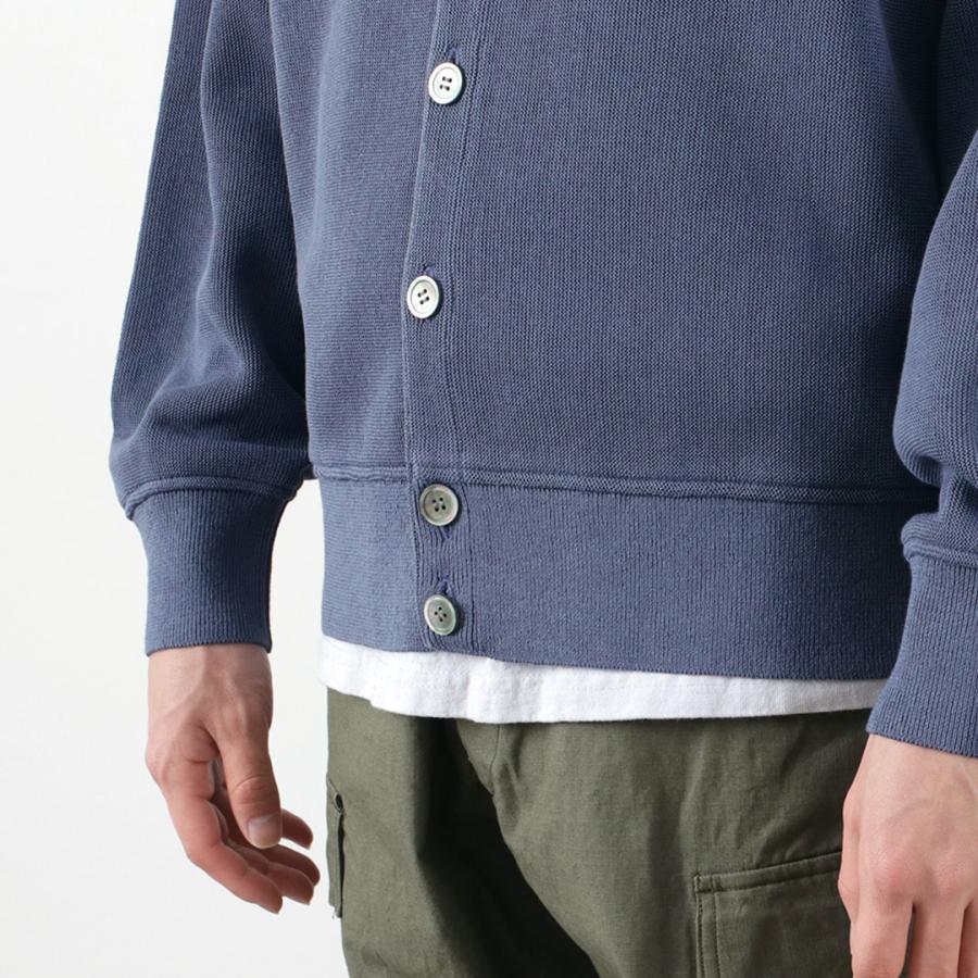 YONETOMI NEW BASIC（ヨネトミニューベーシック） カラー別注 ギマコットン カーディガン / メンズ | Yonetomi NEW BASIC | 12