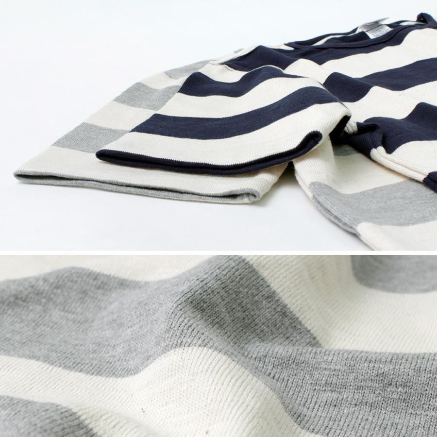 TIEASY（ティージー） HDCS ボートネック S/S ワイドボーダー バスクシャツ / 半袖 / メンズ レディース / ユニセックス / Tシャツ | TIEASY | 09