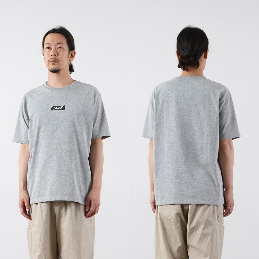 NANGA（ナンガ） エコハイブリッド マウンテンロゴ Tシャツ / メンズ 