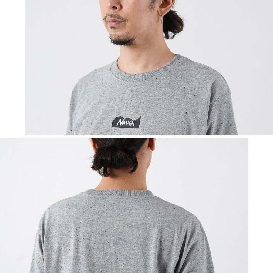 NANGA（ナンガ） エコハイブリッド マウンテンロゴ Tシャツ / メンズ 