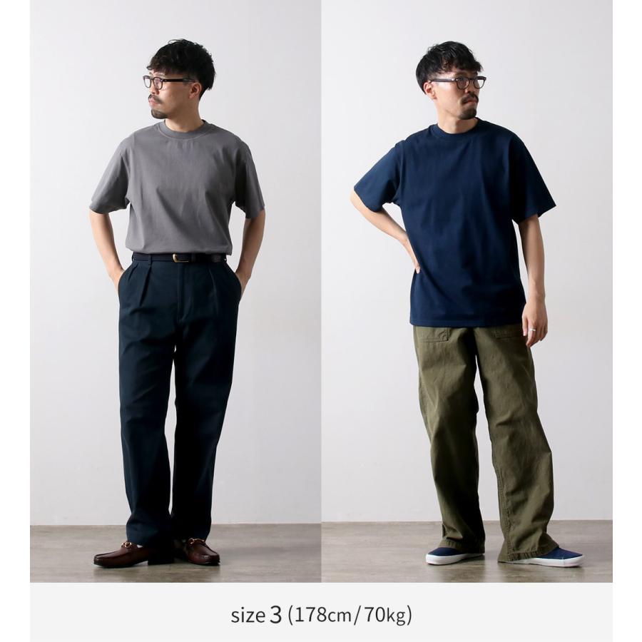 YONETOMI NEW BASIC（ヨネトミニューベーシック） ガーメントダイ パックTシャツ / メンズ レディース ユニセックス 半袖 綿100％ コットン | Yonetomi NEW BASIC | 06