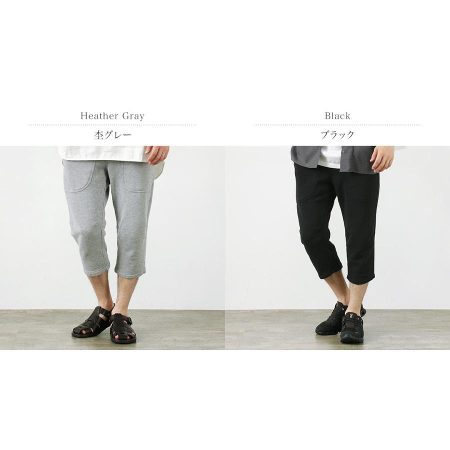 ROCOCO（ロココ） 吊り編み 裏毛 スウェット クロップドパンツ / メンズ 七分丈 パンツ / イージーパンツ | ROCOCO | 03