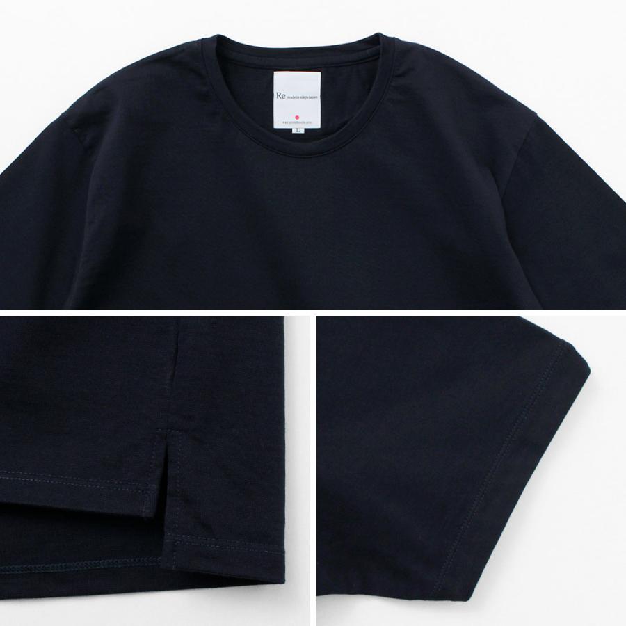 RE MADE IN TOKYO JAPAN（アールイー） 東京メイド ドレスオーガニックTシャツ / 半袖 メンズ 上品 日本製 | Re made in tokyo japan | 17