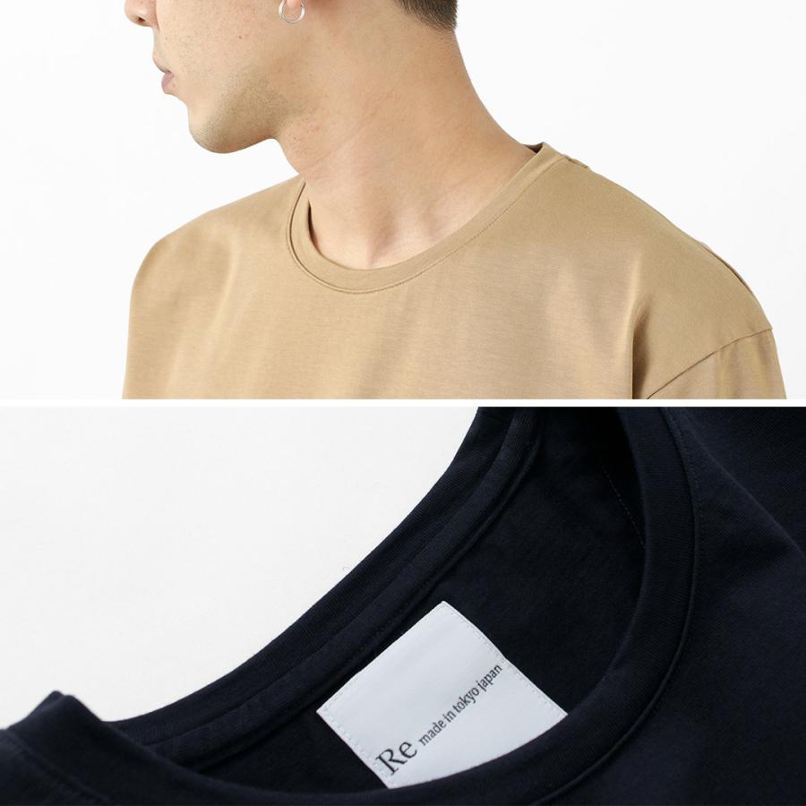 RE MADE IN TOKYO JAPAN（アールイー） 東京メイド ドレスオーガニックTシャツ / 半袖 メンズ 上品 日本製 | Re made in tokyo japan | 12