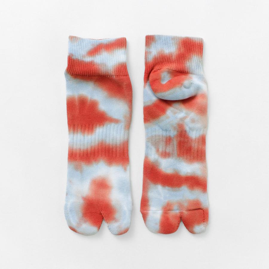 NODAL（ノーダル） タイダイ ソックス / 靴下 足袋型 ショート 短め 柄 綿 ナイロン メンズ レディース 日本製 Tie Dye Socks | NODAL | 08