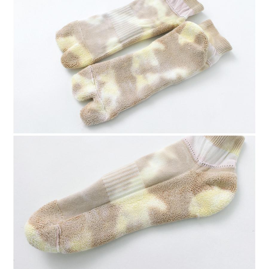 NODAL（ノーダル） タイダイ ソックス / 靴下 足袋型 ショート 短め 柄 綿 ナイロン メンズ レディース 日本製 Tie Dye Socks | NODAL | 10