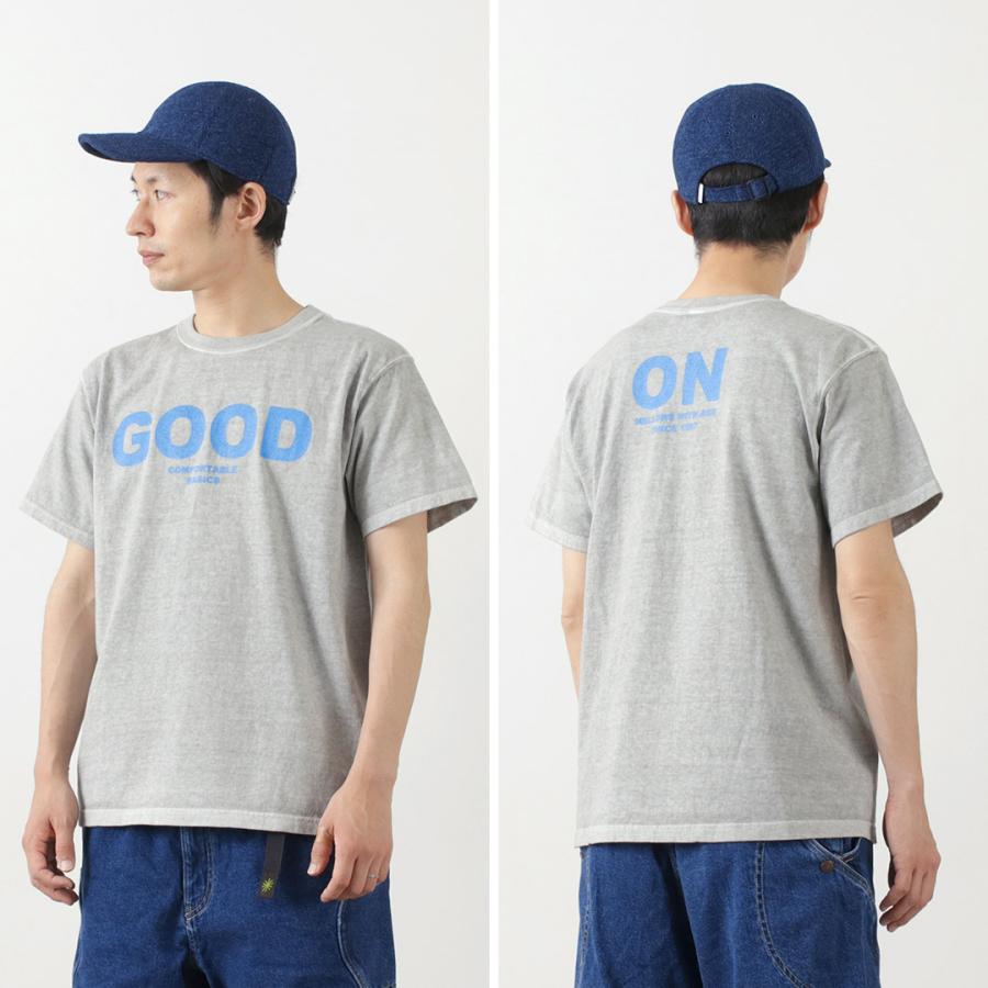 GOOD ON（グッドオン） カラー別注 グッドオン ロゴ ショートスリーブ Tシャツ / 半袖 プリント ピグメントダイ 綿 コットン メンズ | GOOD ON | 16