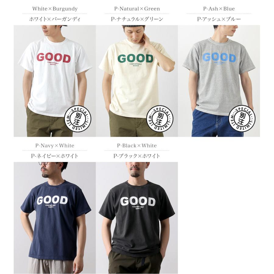 GOOD ON（グッドオン） カラー別注 グッドオン ロゴ ショートスリーブ Tシャツ / 半袖 プリント ピグメントダイ 綿 コットン メンズ | GOOD ON | 06