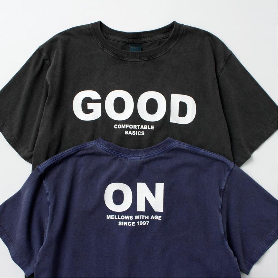 GOOD ON（グッドオン） カラー別注 グッドオン ロゴ ショートスリーブ Tシャツ / 半袖 プリント ピグメントダイ 綿 コットン メンズ | GOOD ON | 11
