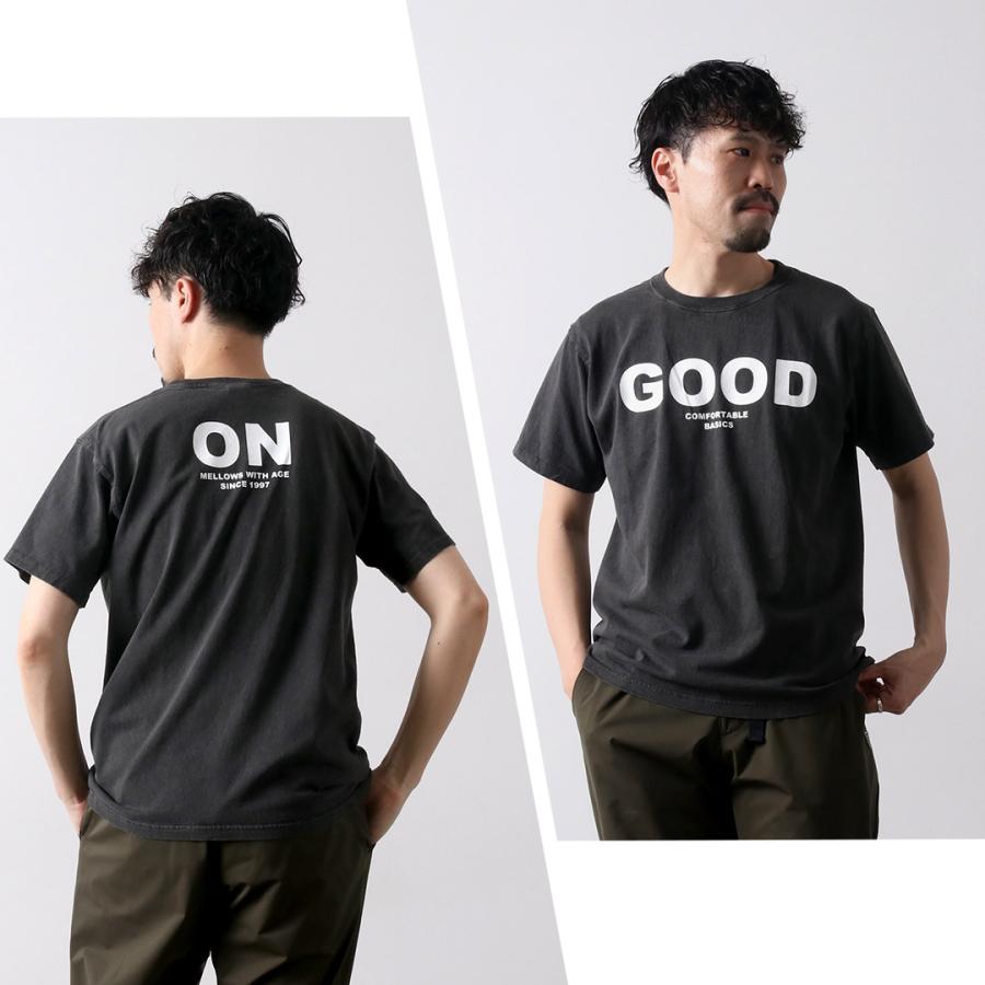 GOOD ON（グッドオン） カラー別注 グッドオン ロゴ ショートスリーブ Tシャツ / 半袖 プリント ピグメントダイ 綿 コットン メンズ | GOOD ON | 12