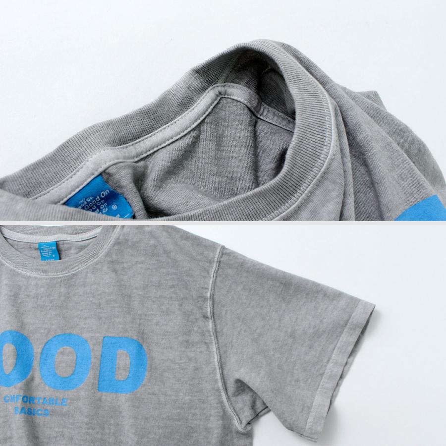 GOOD ON（グッドオン） カラー別注 グッドオン ロゴ ショートスリーブ Tシャツ / 半袖 プリント ピグメントダイ 綿 コットン メンズ | GOOD ON | 14
